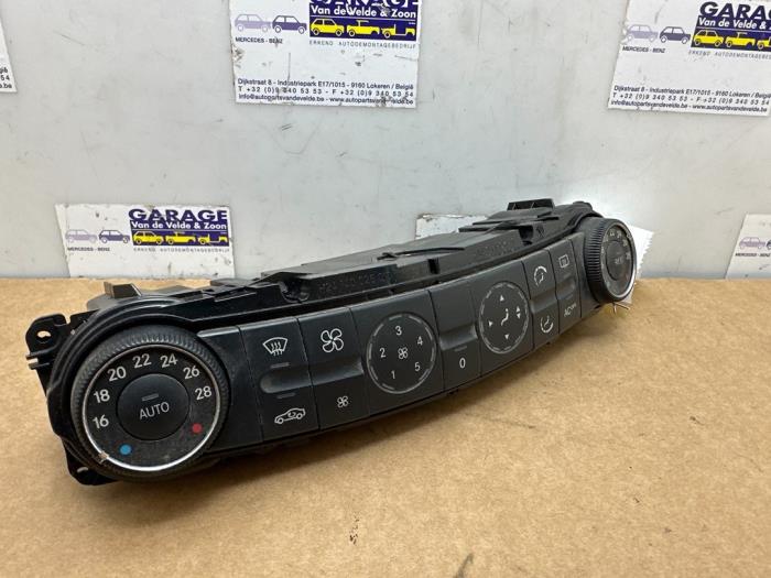 Heater control panel Mercedes E-Klasse