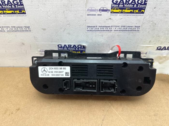 Panneau de commandes chauffage Mercedes C-Klasse