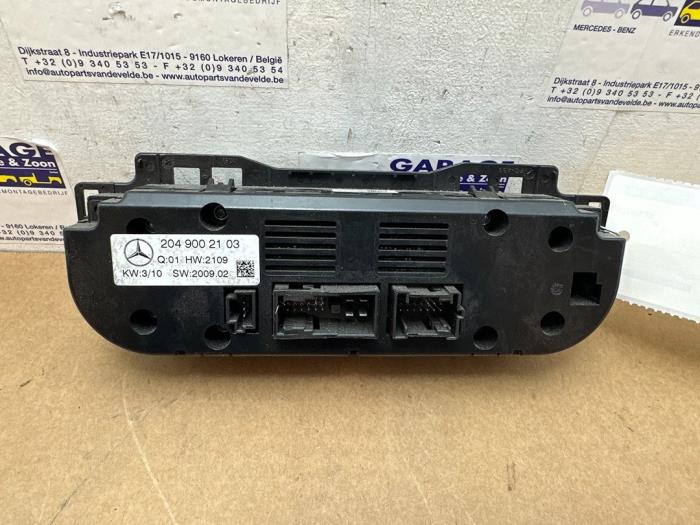 Panneau de commandes chauffage Mercedes C-Klasse
