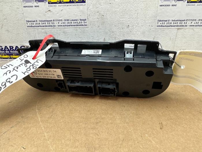 Panneau de commandes chauffage Mercedes C-Klasse