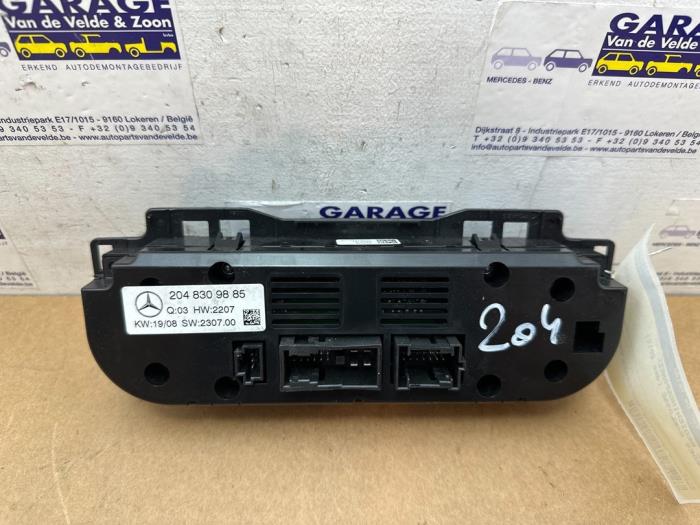 Panneau de commandes chauffage Mercedes C-Klasse