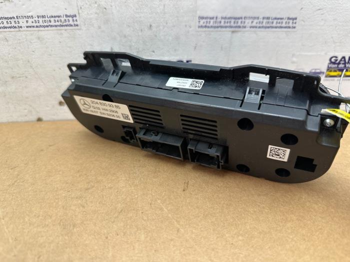 Panneau de commandes chauffage Mercedes C-Klasse