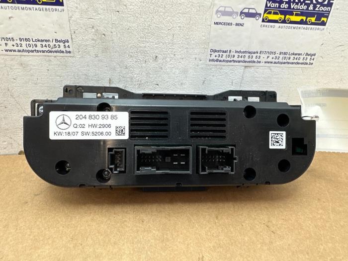 Panneau de commandes chauffage Mercedes C-Klasse