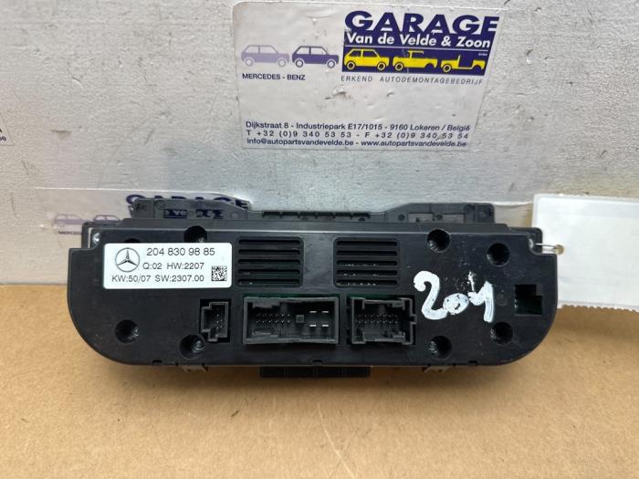 Panneau de commandes chauffage Mercedes C-Klasse