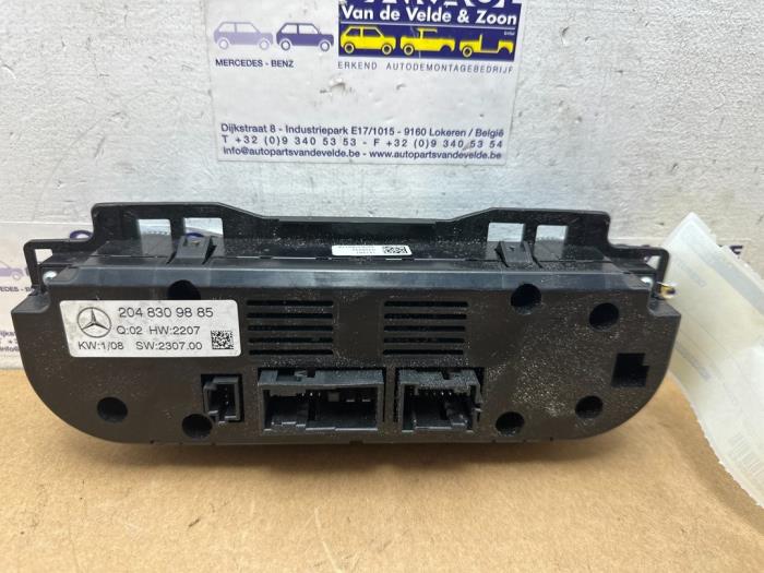 Panneau de commandes chauffage Mercedes C-Klasse