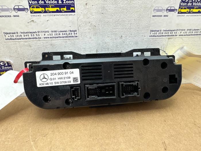 Panneau de commandes chauffage Mercedes C-Klasse