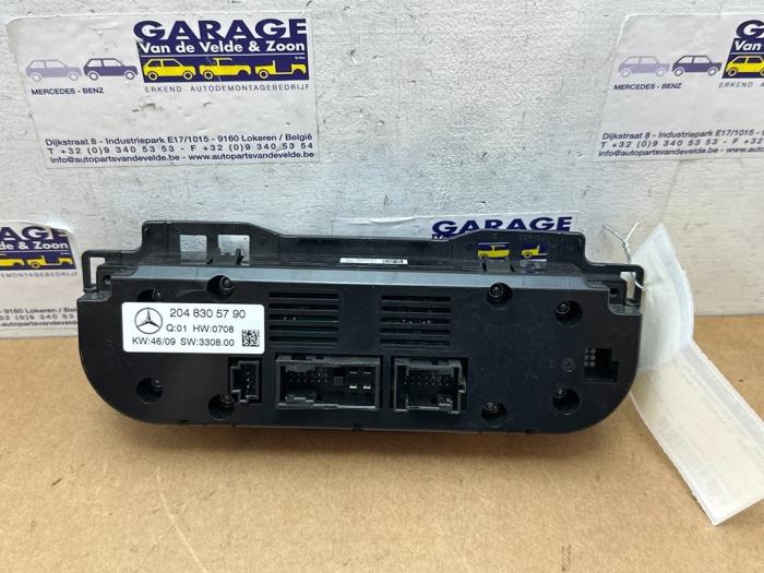 Panneau de commandes chauffage Mercedes C-Klasse