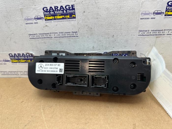 Panneau de commandes chauffage Mercedes C-Klasse