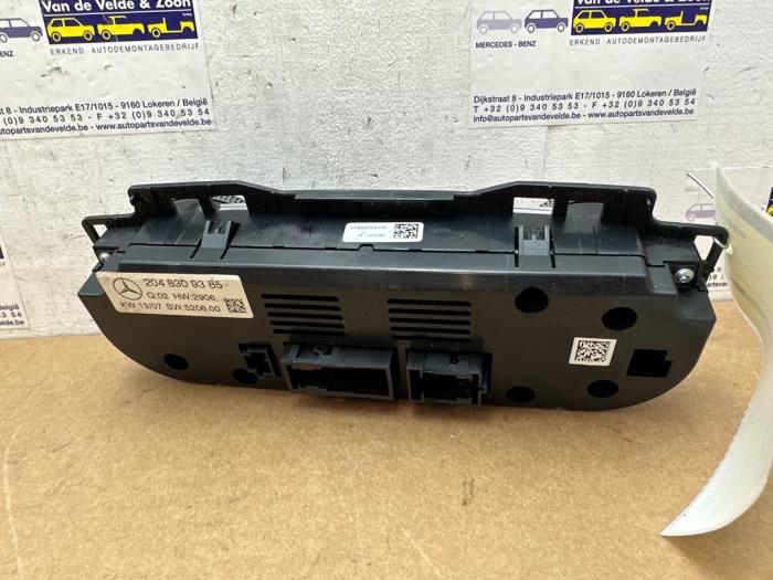 Panneau de commandes chauffage Mercedes C-Klasse
