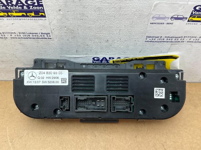 Panneau de commandes chauffage Mercedes C-Klasse