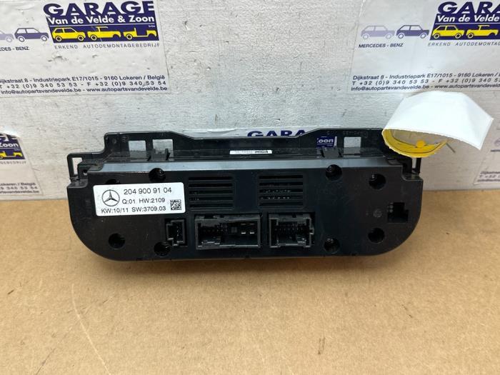 Panneau de commandes chauffage Mercedes C-Klasse