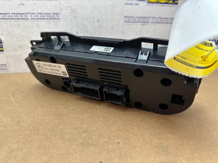 Panneau de commandes chauffage Mercedes C-Klasse