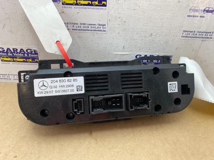 Panneau de commandes chauffage Mercedes C-Klasse