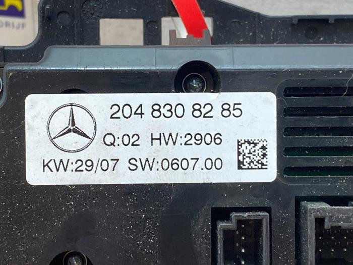 Panneau de commandes chauffage Mercedes C-Klasse