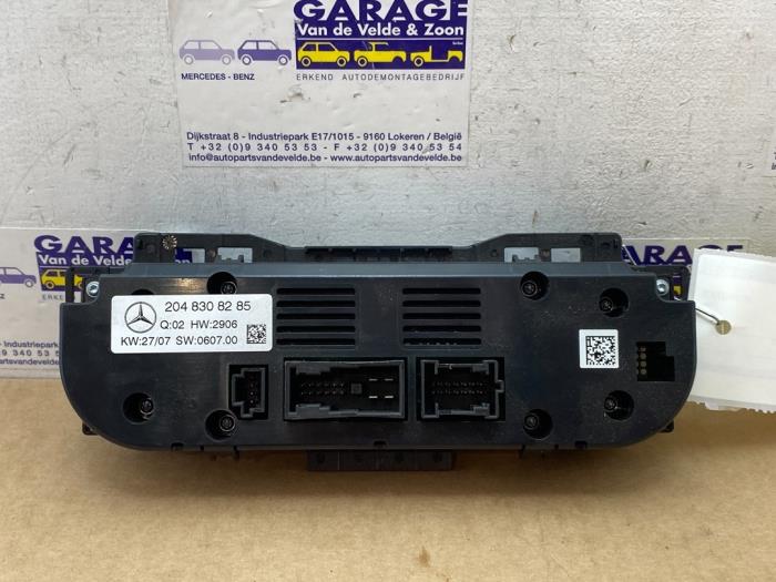 Panneau de commandes chauffage Mercedes C-Klasse