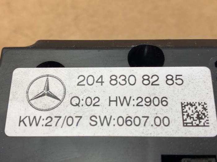 Panneau de commandes chauffage Mercedes C-Klasse