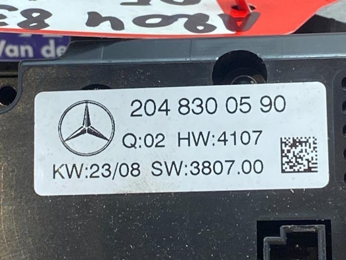Panneau de commandes chauffage Mercedes C-Klasse