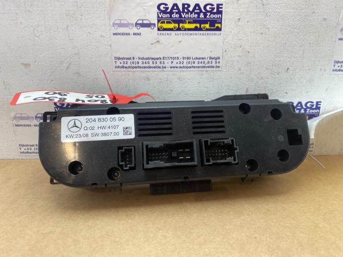 Panneau de commandes chauffage Mercedes C-Klasse
