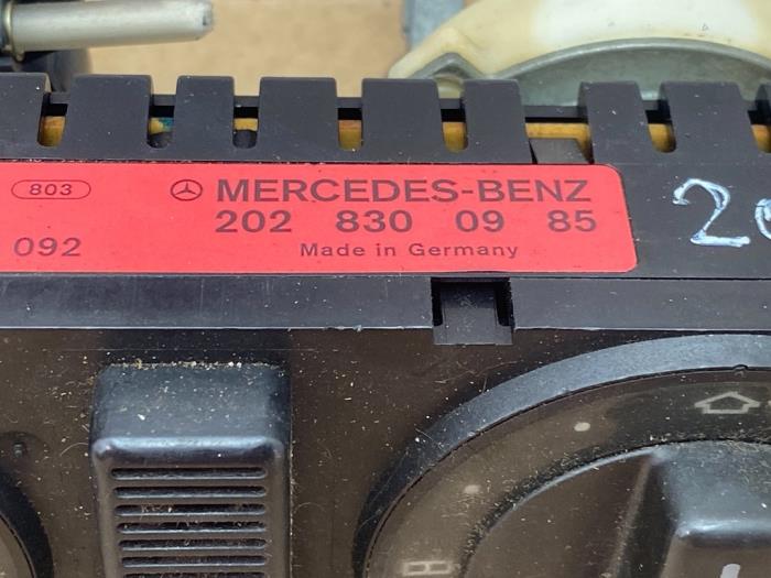 Panneau de commandes chauffage Mercedes C-Klasse