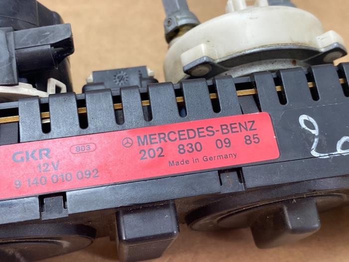 Panneau de commandes chauffage Mercedes C-Klasse