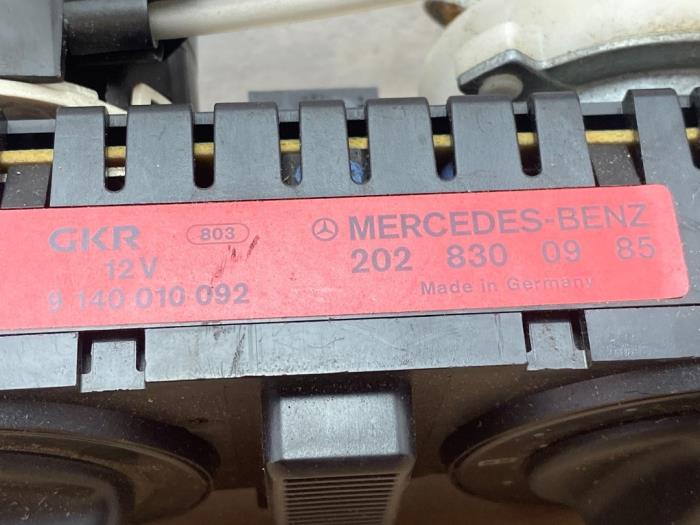 Panneau de commandes chauffage Mercedes C-Klasse