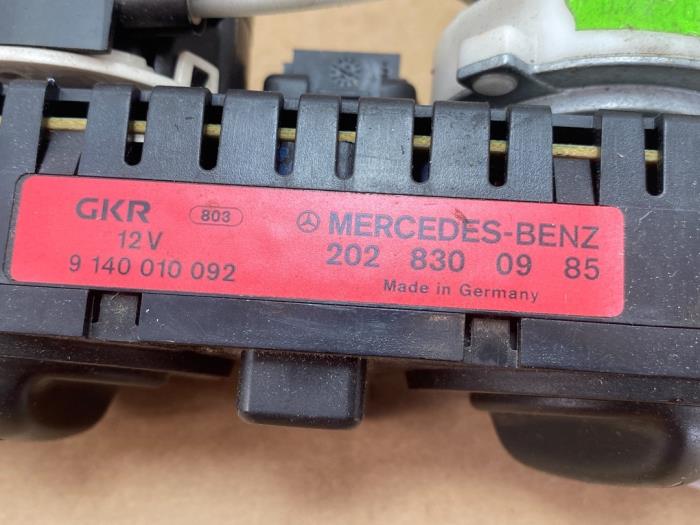 Panneau de commandes chauffage Mercedes C-Klasse