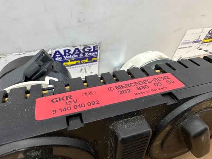 Panel de control de calefacción Mercedes C-Klasse