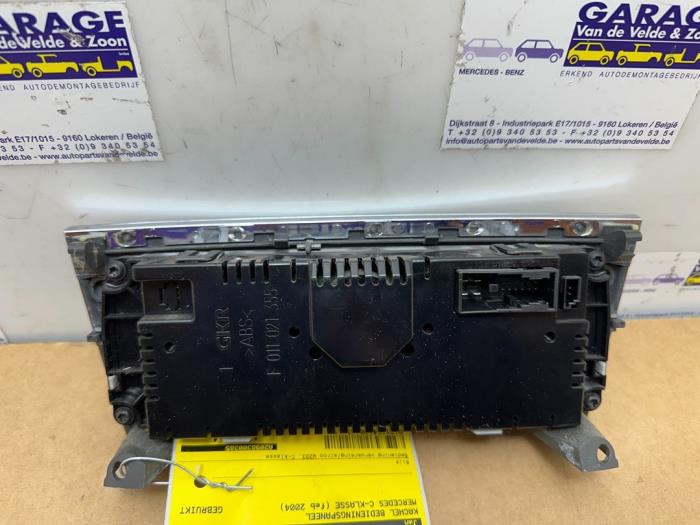 Panneau de commandes chauffage Mercedes C-Klasse