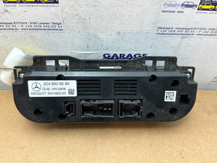 Panneau de commandes chauffage Mercedes C-Klasse