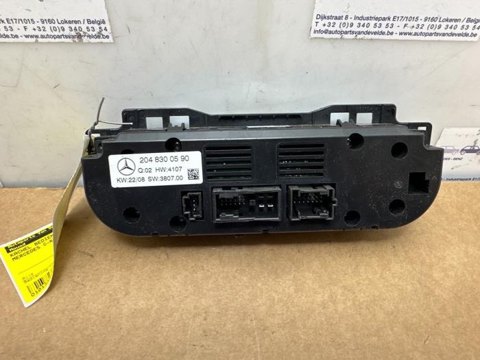 Panneau de commandes chauffage Mercedes C-Klasse