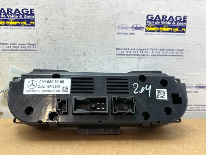 Panneau de commandes chauffage Mercedes C-Klasse