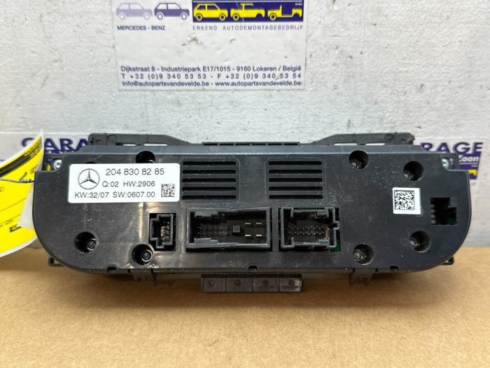 Panneau de commandes chauffage Mercedes C-Klasse