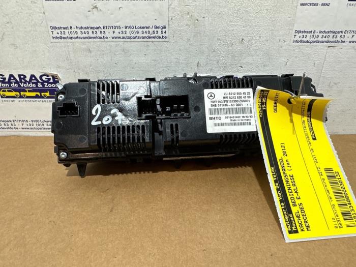 Panneau de commandes chauffage Mercedes E-Klasse