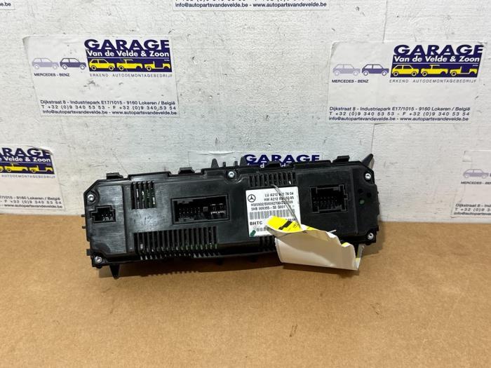 Panneau de commandes chauffage Mercedes E-Klasse
