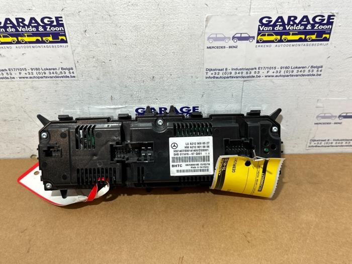Panneau de commandes chauffage Mercedes E-Klasse