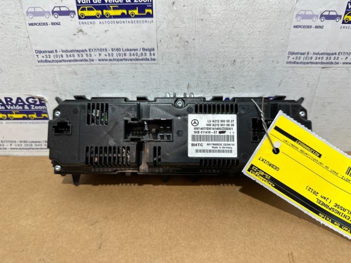 Panneau de commandes chauffage Mercedes E-Klasse