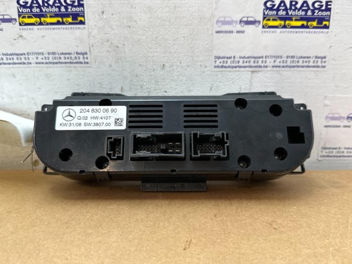 Panel de control de calefacción Mercedes C-Klasse