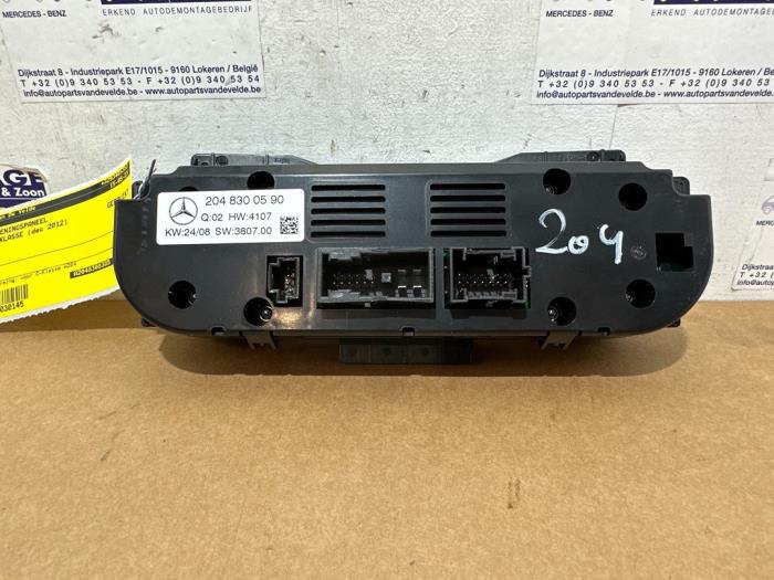 Panneau de commandes chauffage Mercedes C-Klasse