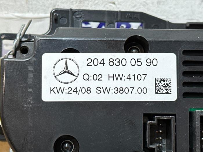 Panneau de commandes chauffage Mercedes C-Klasse