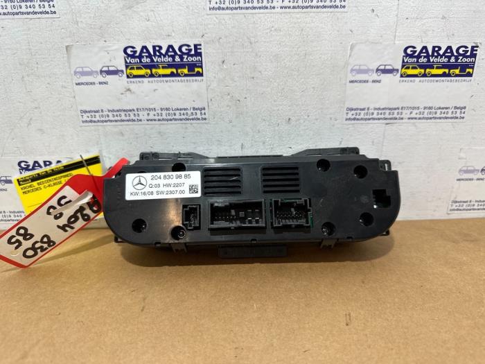 Panneau de commandes chauffage Mercedes C-Klasse