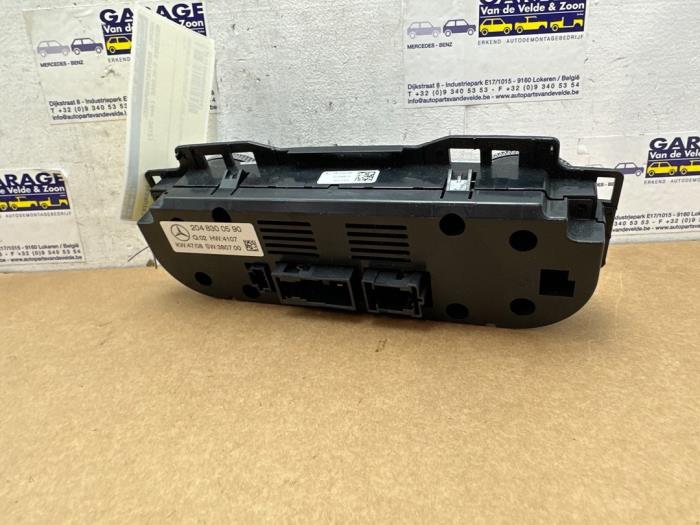 Panneau de commandes chauffage Mercedes C-Klasse