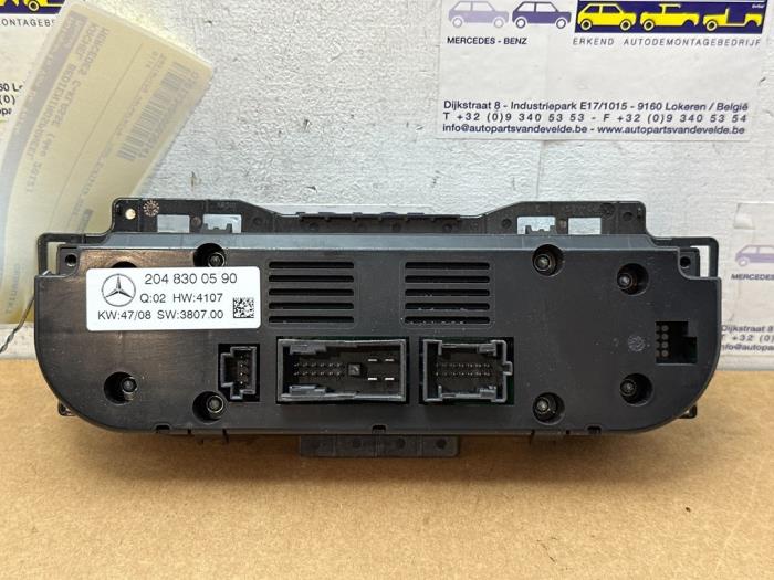 Panneau de commandes chauffage Mercedes C-Klasse