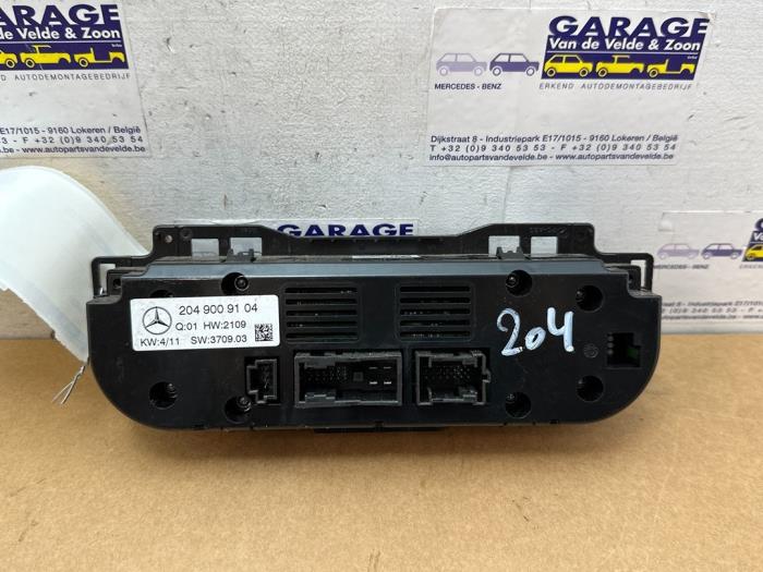 Panneau de commandes chauffage Mercedes C-Klasse