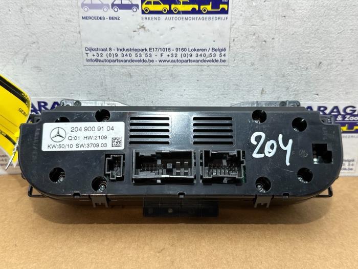Panneau de commandes chauffage Mercedes C-Klasse