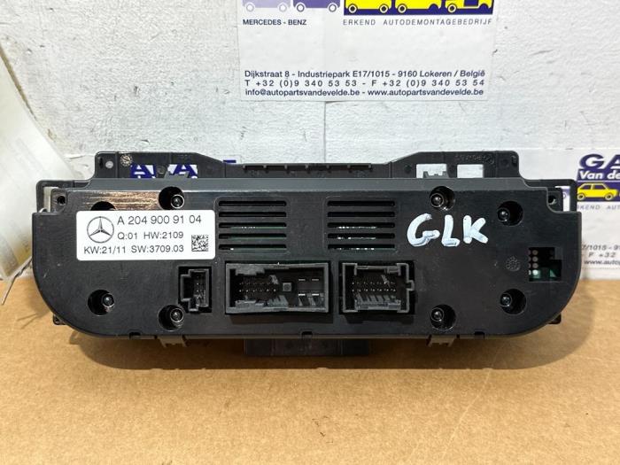 Panel de control de calefacción Mercedes C-Klasse