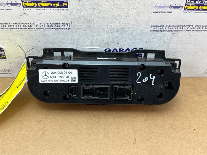 Panneau de commandes chauffage Mercedes C-Klasse