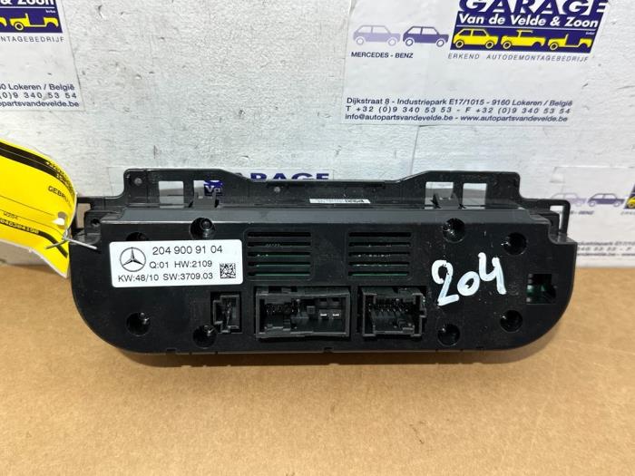 Panel de control de calefacción Mercedes C-Klasse