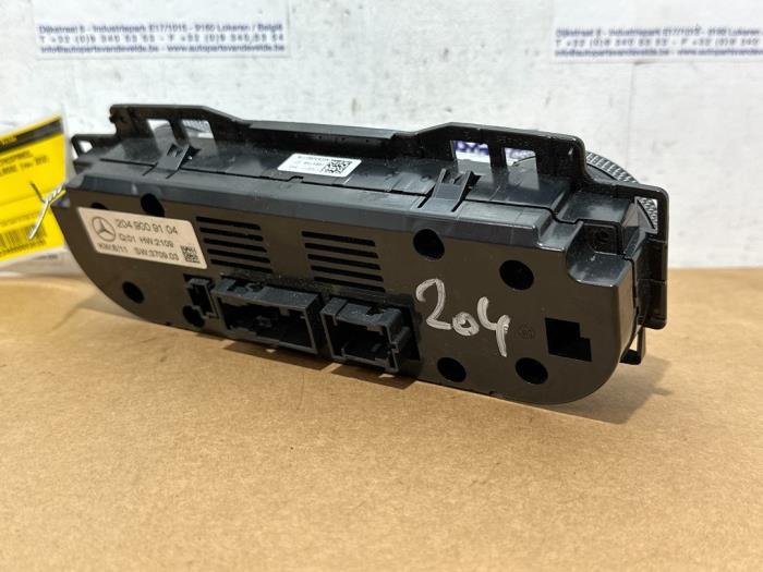 Panneau de commandes chauffage Mercedes C-Klasse