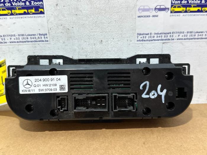Panneau de commandes chauffage Mercedes C-Klasse