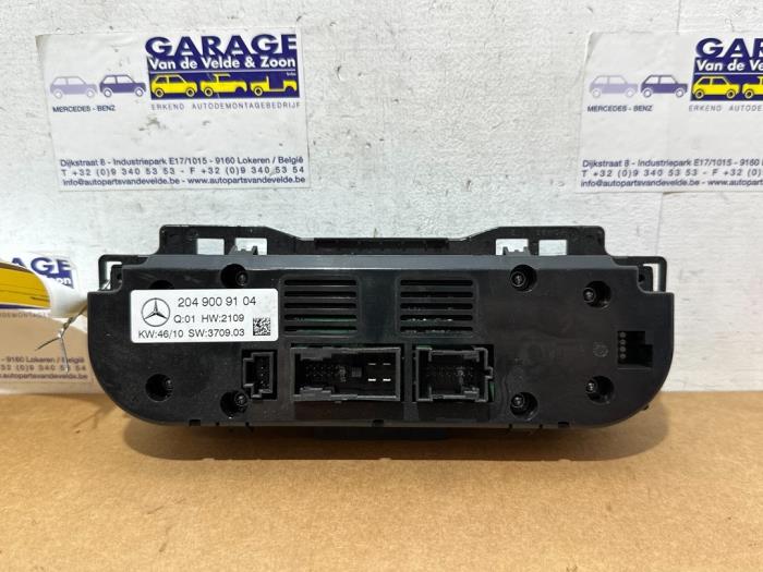 Panneau de commandes chauffage Mercedes C-Klasse